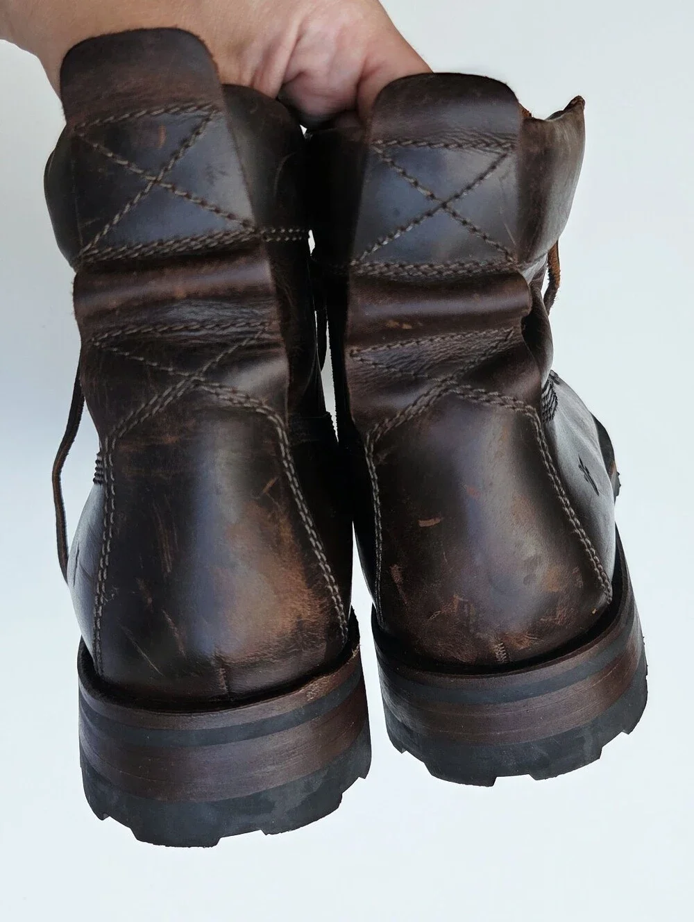 Frye Men's Union Leather Work Boots Brown Size 9.5